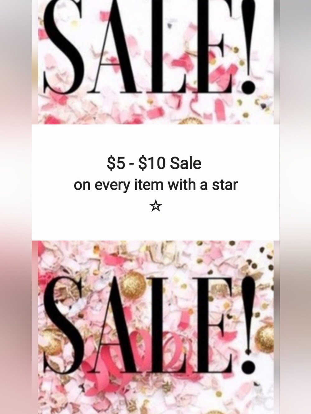 $5-$10 Summer Sale